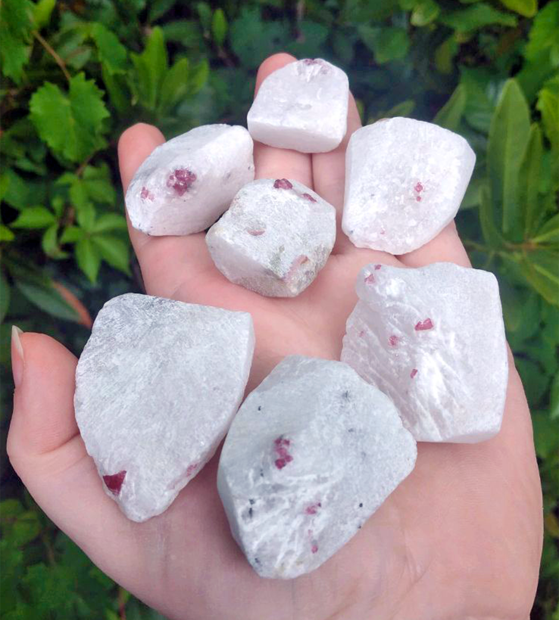 Red and white deals gemstone