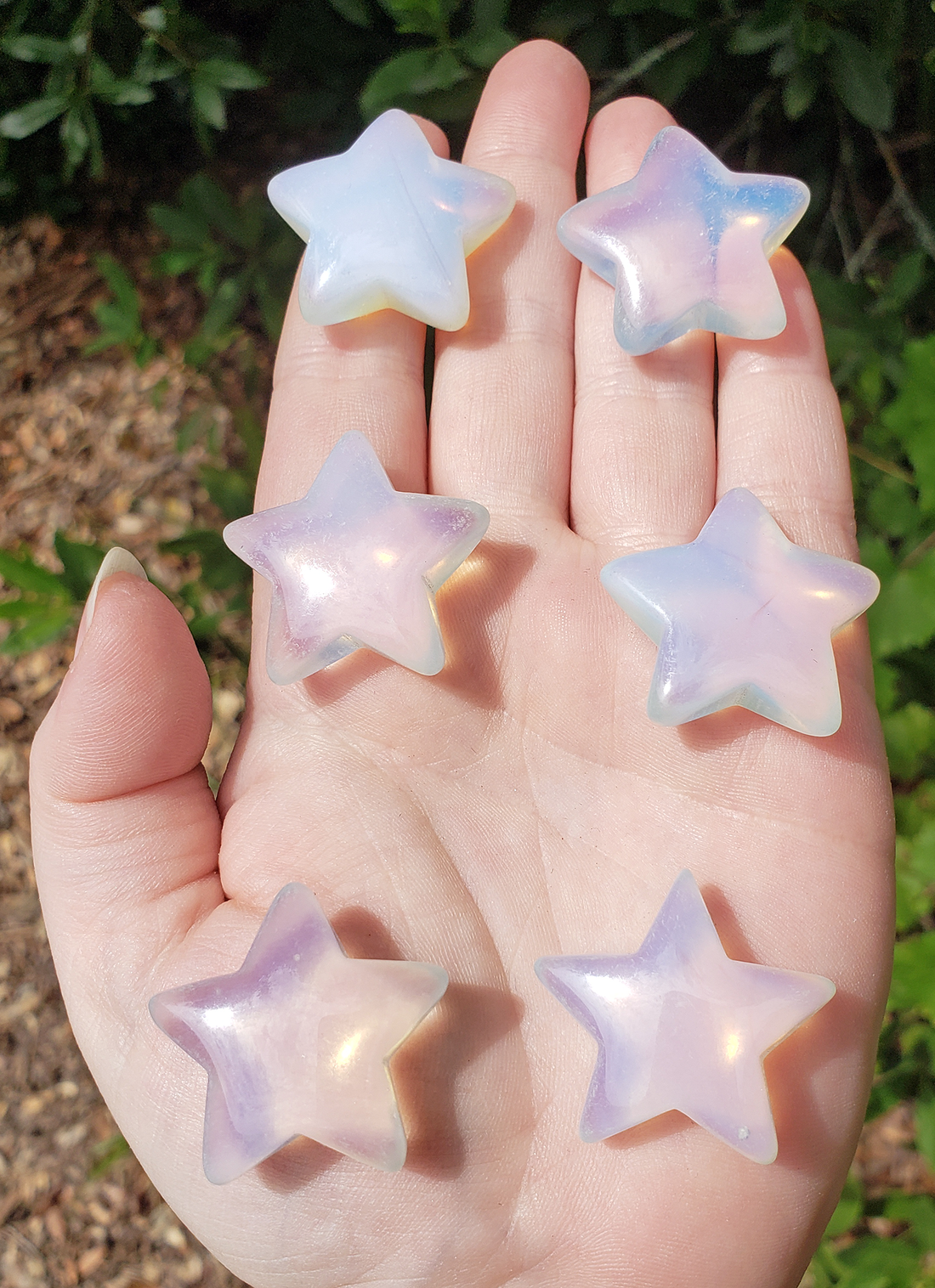 Opalite Gemstone Polished 25mm-30mm Star