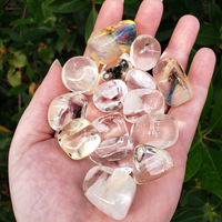 Clear Pale Obsidian Tumbled Polished Manmade Gemstone - Stone of New Perspectives