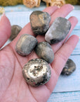 Pyrite Fool's Gold Tumbled Gemstones