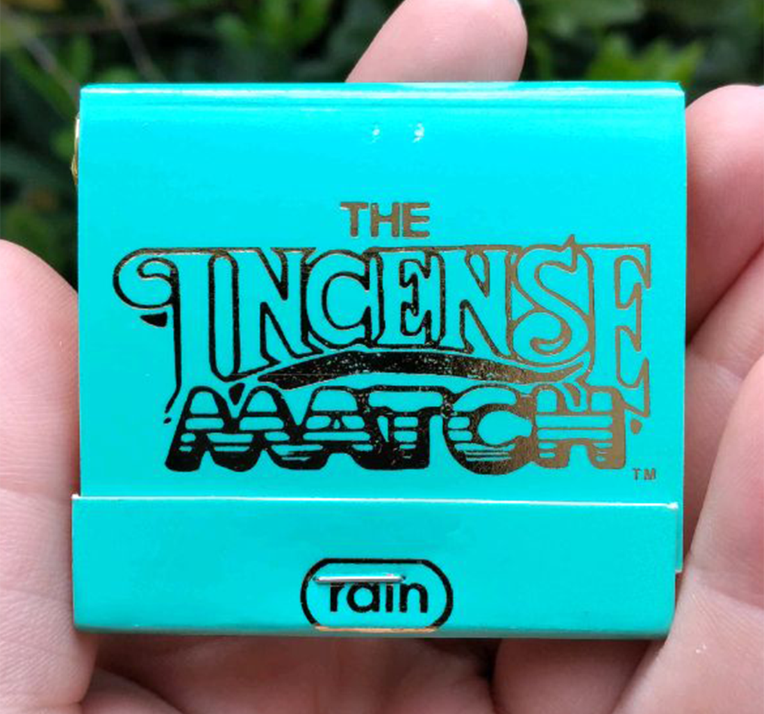 Incense Matchbook - Scented Matches for Meditation & Rituals - Rain