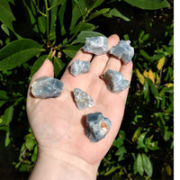 Blue Calcite Raw Rough Natural Gemstone Cluster - Small [ 0.75" - 1.25" ]