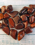 Red Tiger Eye Natural Tumbled Gemstone - Stone of Sensuality and Confidence - Freeform