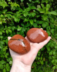 Red Goldstone Jumbo Meditation Palm Power Stone 2