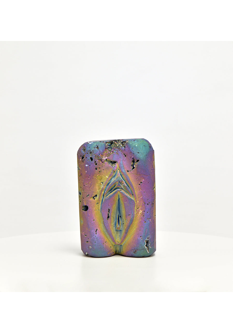 Rainbow Titanium Gemstone Vagina Carving 2