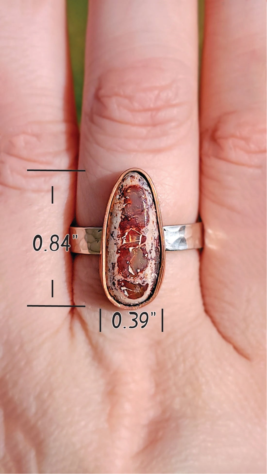 Rhyolite Opal Ring