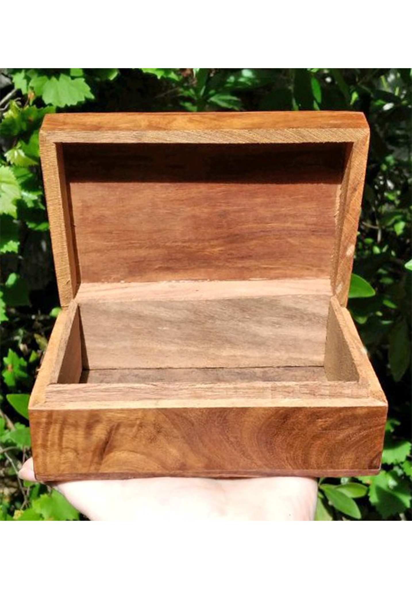 Sacred Feminine Goddess Aspect Wooden Storage Chest Box Open