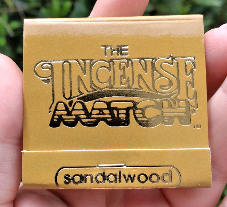 Incense Matchbook - Scented Matches for Meditation & Rituals - Sandalwood