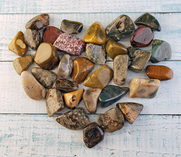 ocean jasper stones on board