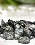 Seraphinite Natural Tumbled Gemstone - Stone of Angelic Energy - Freeform with Natural Texture: 0.5" - 0.75"