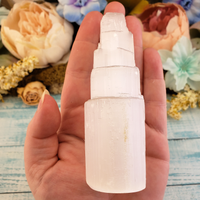 Selenite Gemstone Tower for Cleansing and Charging - Small - Natural Crystal Obelisk