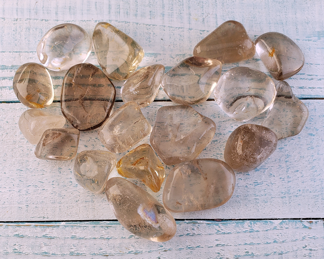 Smoky Quartz Natural Tumbled Gemstone - Stone of Spiritual Power - Small
