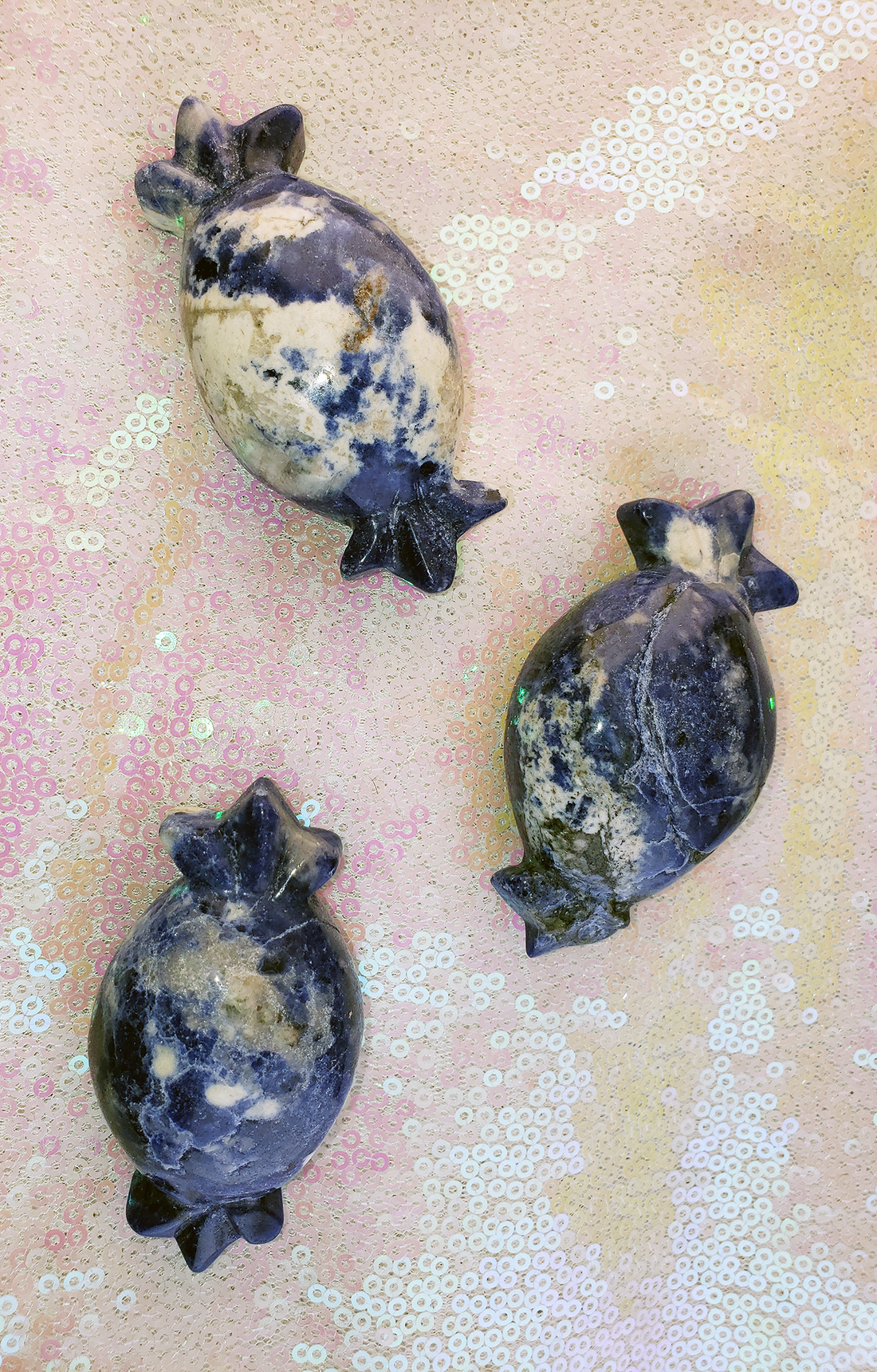 Sodalite Natural Gemstone Holiday Sweetie Candy Carving - Candies!