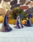 Sodalite Gemstone Witch's Hat