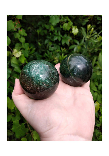 Green Aventurine Gemstone Orb Sphere - Multiple Sizes!