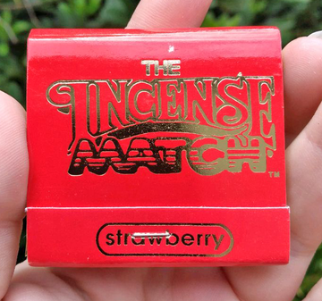 Incense Matchbook - Scented Matches for Meditation & Rituals - Strawberry