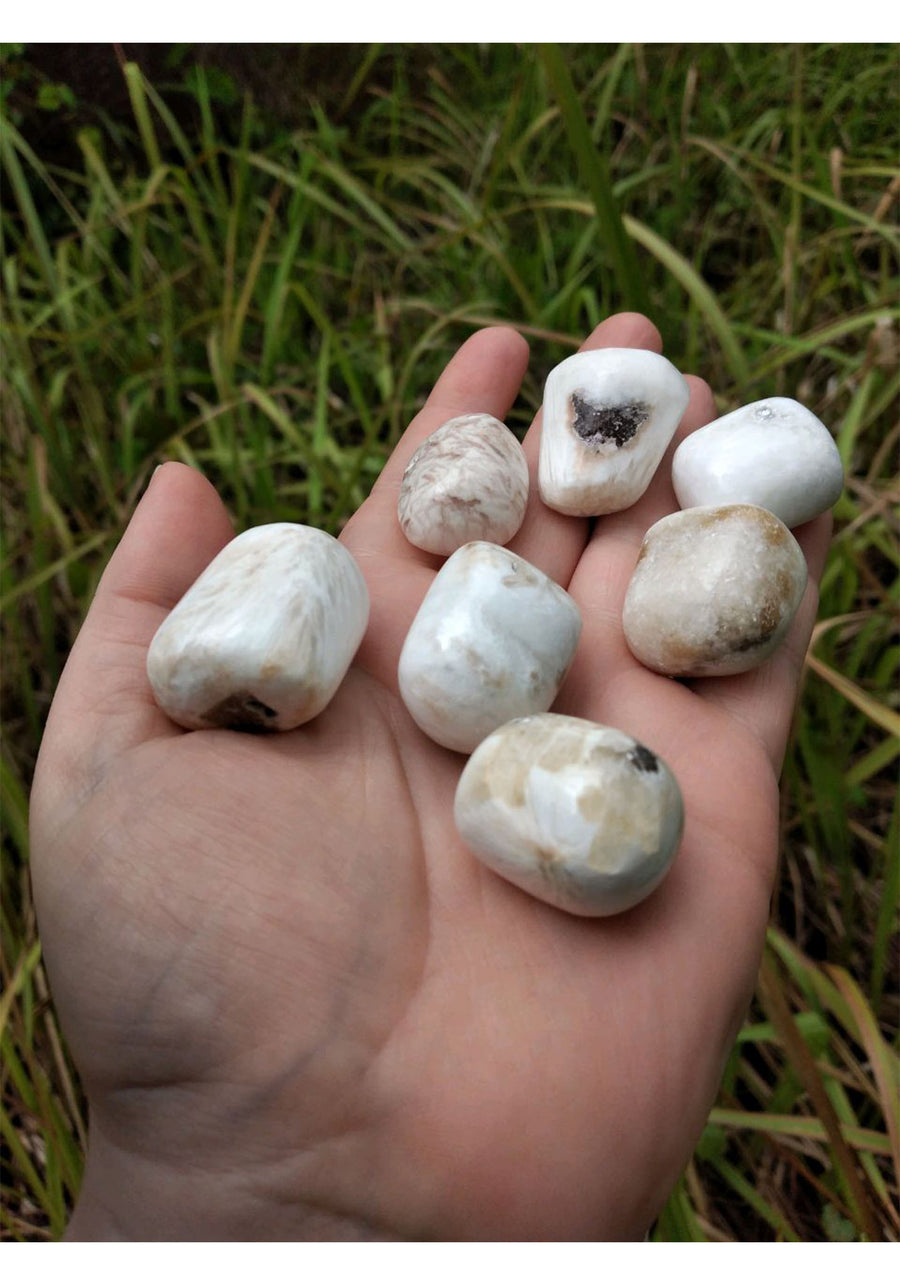 Scolecite Polished Tumbled Gemstone - B-Grade [ 0.75" - 1" ] 2
