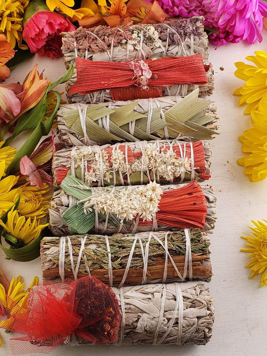 Uplifting White Sage Mix Smudge Stick Sampler Gift Set