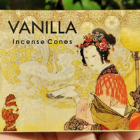 Vanilla Scented Kamini Incense Cones - Set of 10 Cones