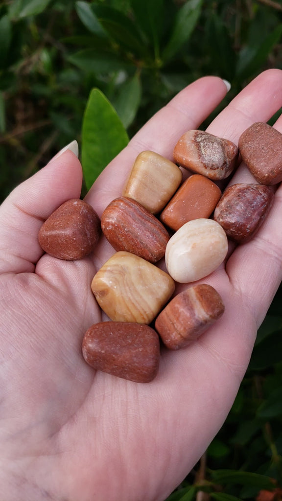 Desert Rhyolite Tumbled Gemstone - One Stone or Bulk Wholesale Lots - Video