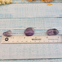 Amethyst Tumbled Natural Gemstone Size