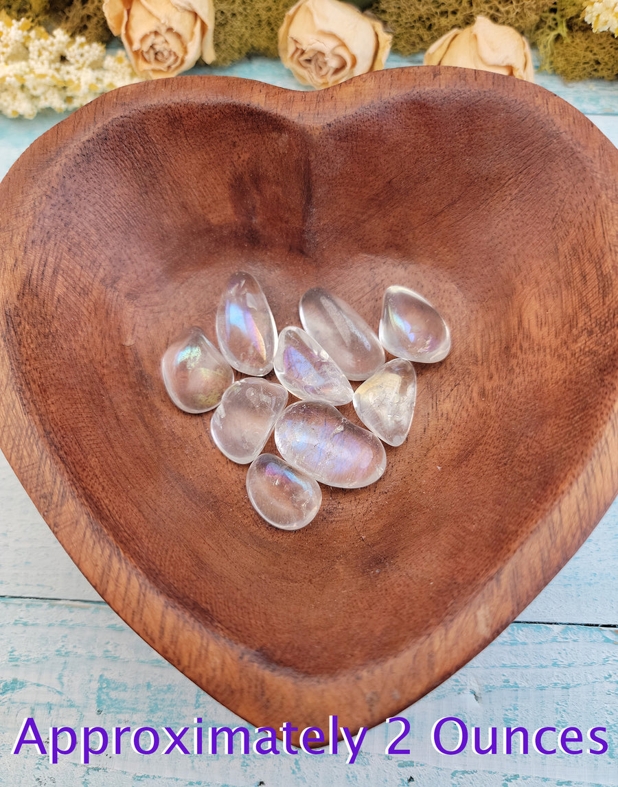 Angel Aura Quartz Tumbled Polished Gemstone