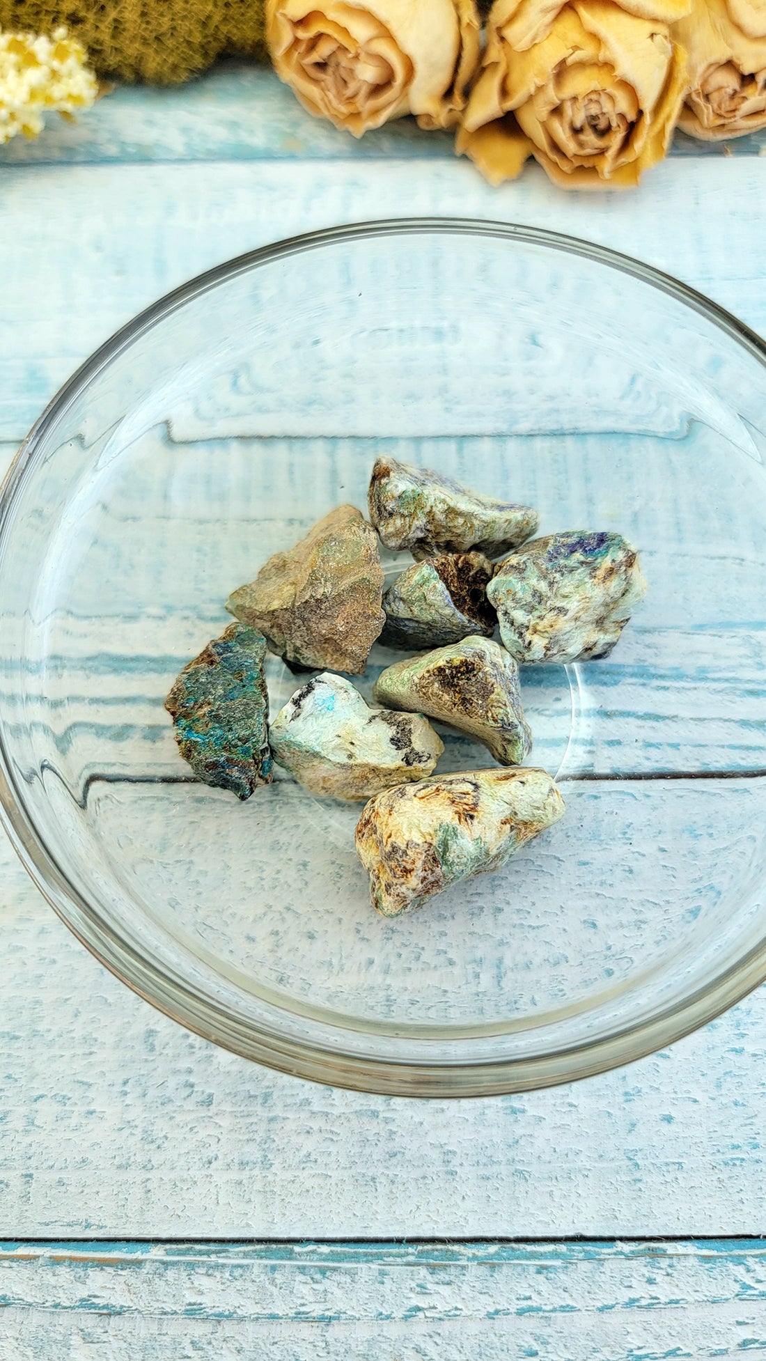 Azurite Malachite Chrysocolla Natural Rough Gemstones