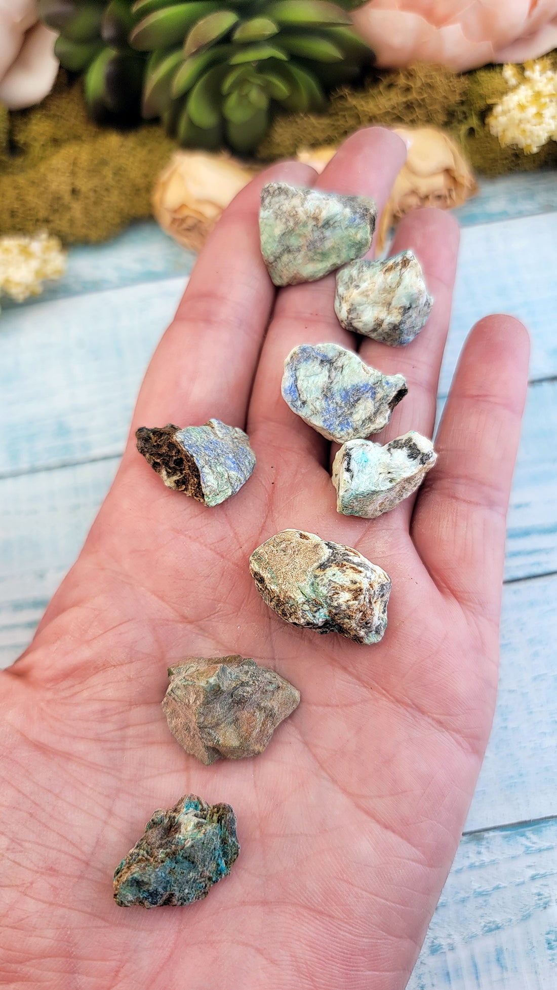 Azurite Malachite Chrysocolla Natural Rough Stone