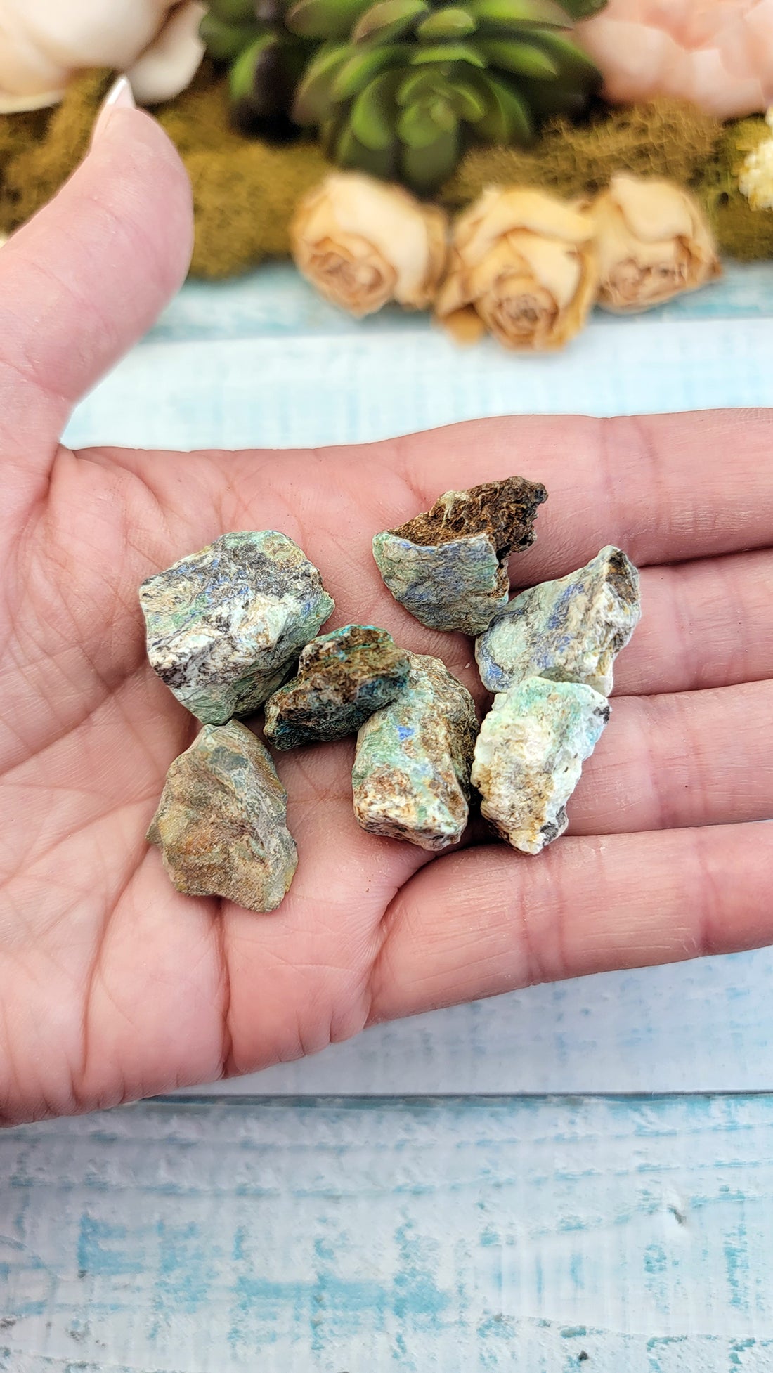 Azurite Malachite Chrysocolla Natural Rough Stones
