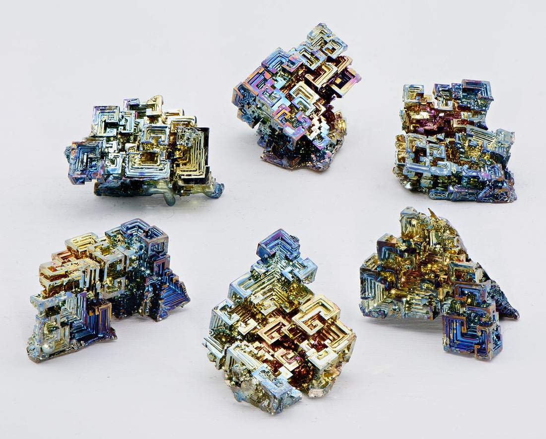 Bismuth Gemstone Cluster | Crystal Gemstone Shop.