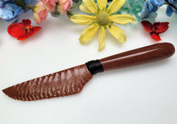 Products Red Goldstone Polished Gemstone Blade Knife - Unique!