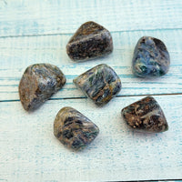 Blue-Green Kyanite Tumbled Gemstone 2 Ounces