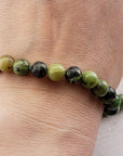 Chrysoprase Natural Gemstone 8mm Bead Bracelet | Crystal Gemstone Shop.