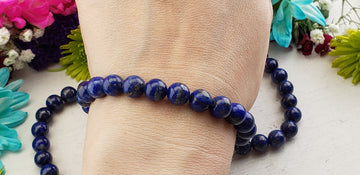 Lapis Lazuli Natural Gemstone 8mm Bracelet