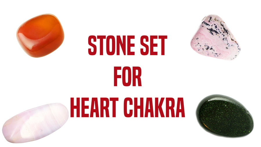 Chakra Set for Heart Chakra Gemstone Pocket Stone Set | Crystal Gemstone Shop.