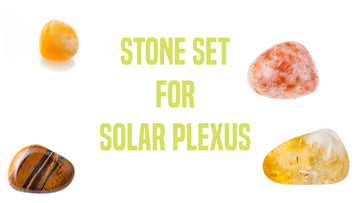 Chakra Set for Solar Plexus Gemstone Pocket Stone Set | Crystal Gemstone Shop.