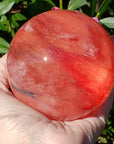 Cherry Quartz Polished Gemstone Sphere Orb 90-140mm | Crystal Gemstone Shop.