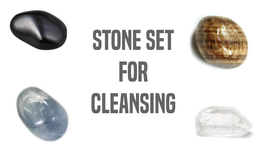Cleansing Gemstone Pocket Stone Set | Crystal Gemstone Shop.