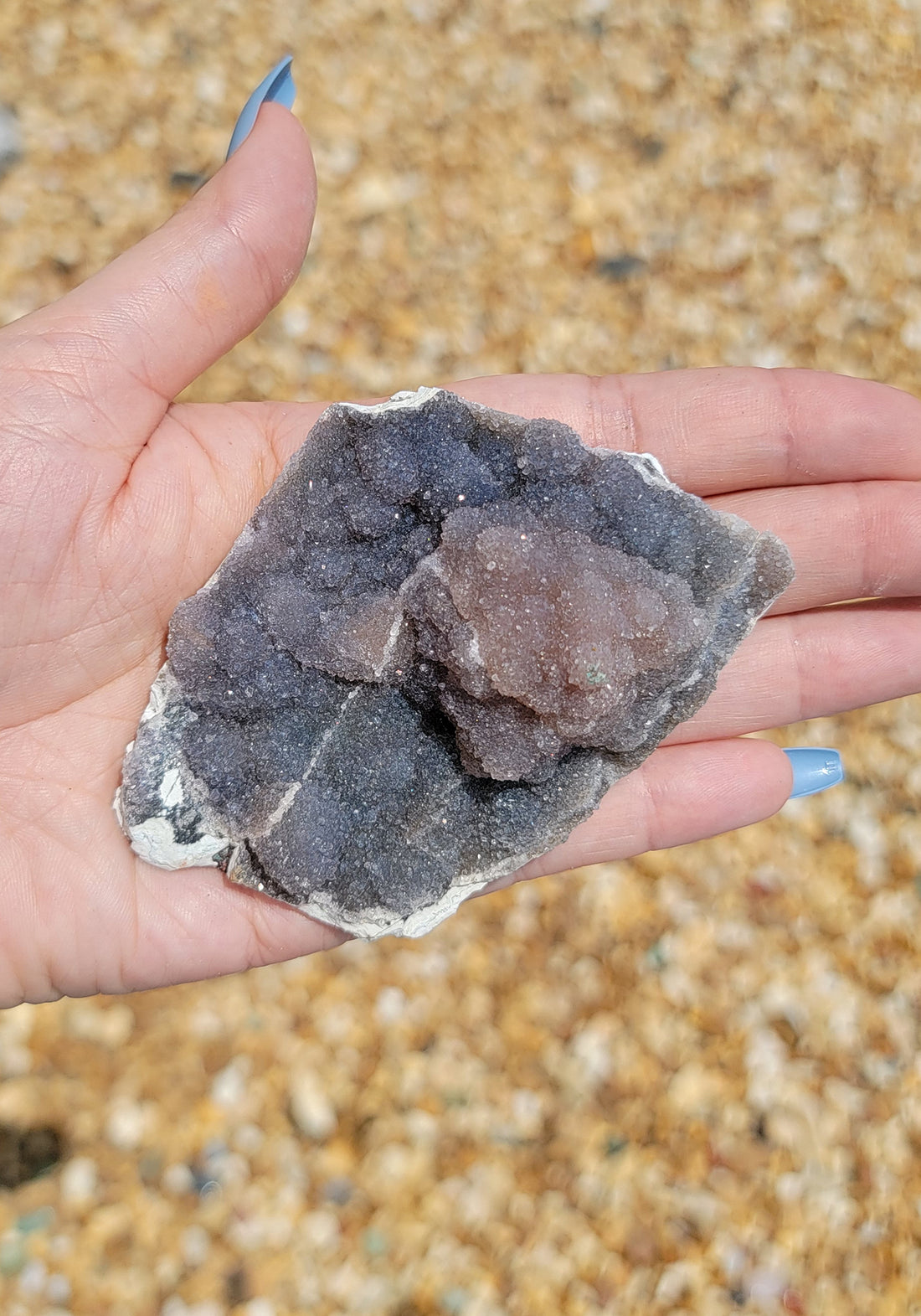 Amethyst Flowers Gemstone Crystal Cluster