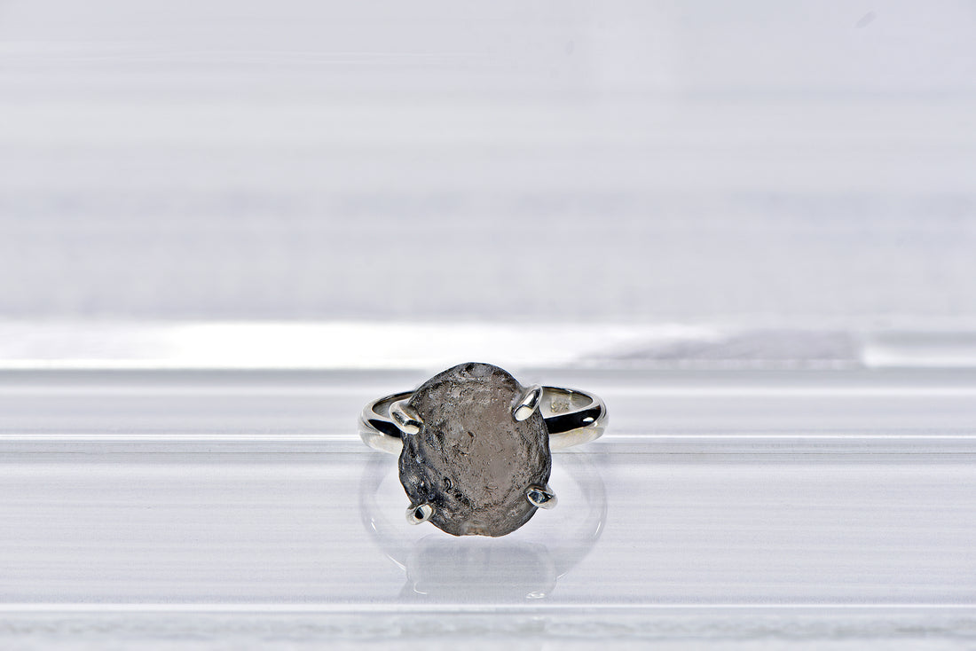 Colombianite Natural Gemstone Sterling Silver Ring - Multiple Sizes Available