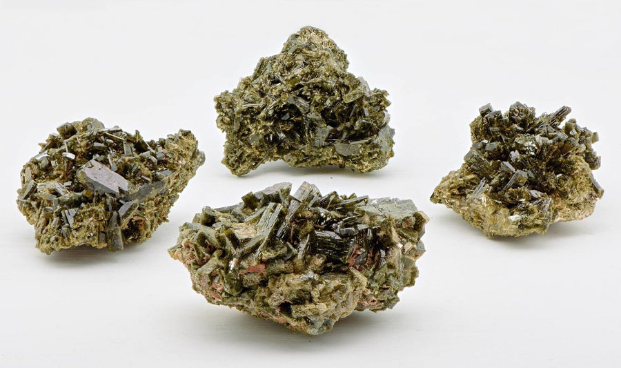 Epidote Natural Raw Rough Gemstone Cluster | Crystal Gemstone Shop.