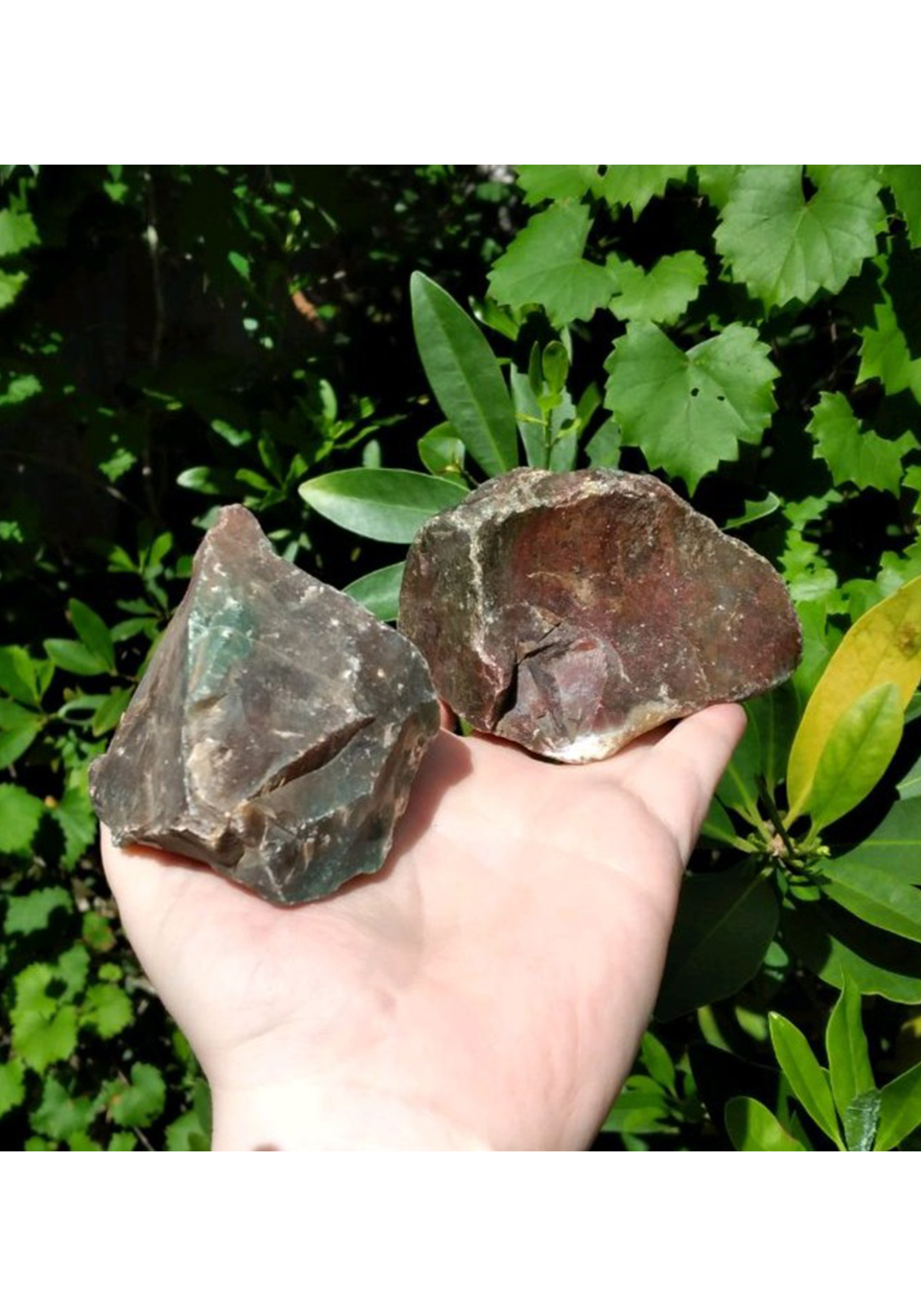 Fancy Jasper Natural Rough Gemstone Chunk - Large [ 2.75" - 4" Length ] 4