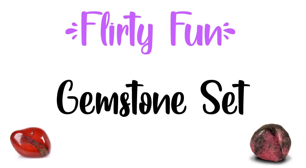 Flirty Fun Gemstone Pocket Stone Set | Crystal Gemstone Shop.