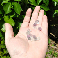 Fluorite Octahedron Mini Gemstone - Single Stone or Bulk Wholesale Lots