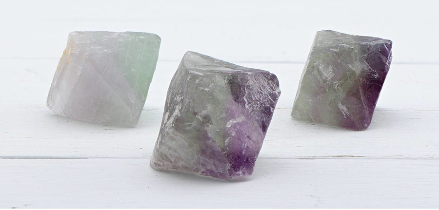 Fluorite Octahedron Small Gemstone - Single Stone or Bulk Wholesale Lots 3