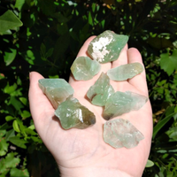Green Calcite Raw Rough Natural Gemstone Cluster - Small [ 0.75" - 1" ] 2