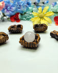Tiger Eye Gemstone Offering Hands Carving