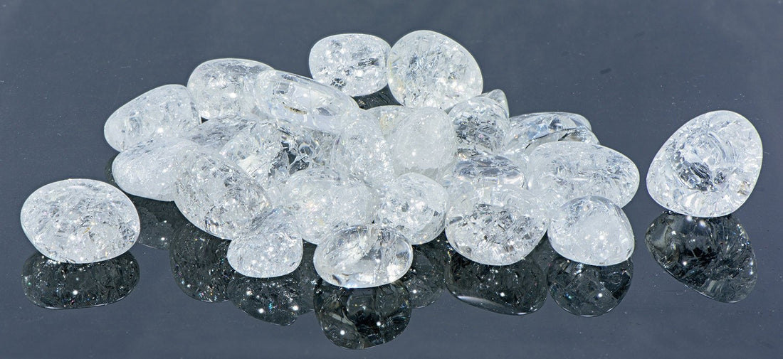 Rainbow Crackle Quartz Tumbled Polished Gemstone | Crystal Gemstone Shop.