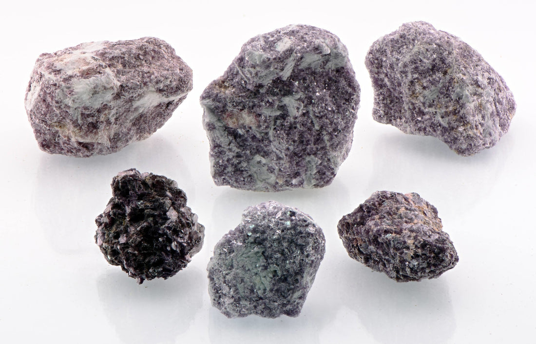 Lepidolite Natural Raw Rough Gemstone | Crystal Gemstone Shop.