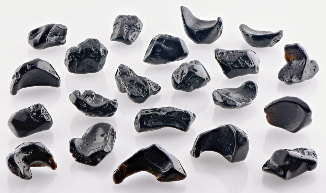 Tektite Tumbled Polished Gemstone - Drilled for Jewelry-Making! | Crystal Gemstone Shop.